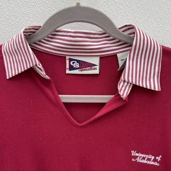 *50% OFF! University of Alabama collared shirt medium red - Picture 3 of 5